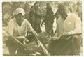 Francesco Bellio a caccia di facoceri, Asmara 1954
