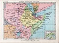 Cartina geografica Africa Orientale Italiana